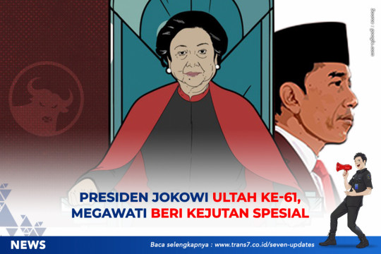 Presiden Jokowi Ultah Ke-61, Megawati Beri Kejutan Spesial