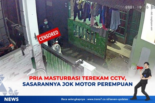 Pria Masturbasi Terekam CCTV, Sasarannya Jok Motor Perempuan