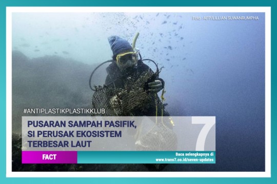 Pusaran Sampah Pasifik, Si Perusak Ekosistem Terbesar Laut