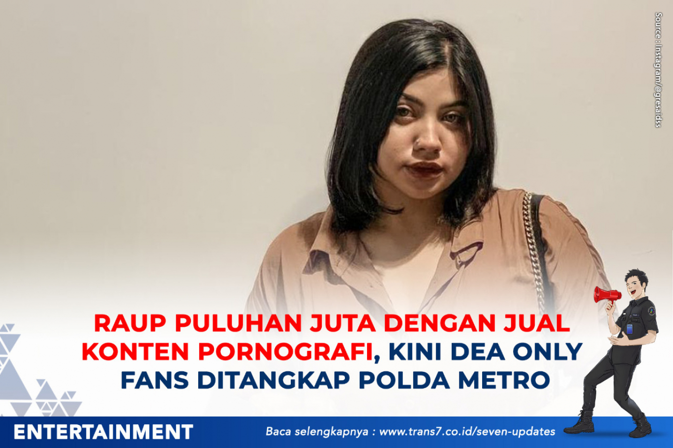 Trans Raup Puluhan Juta Dengan Jual Konten Pornografi Kini Dea Only Fans Ditangkap Polda Metro