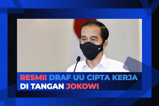 Resmi! Draf UU Cipta Kerja Di Tangan Jokowi