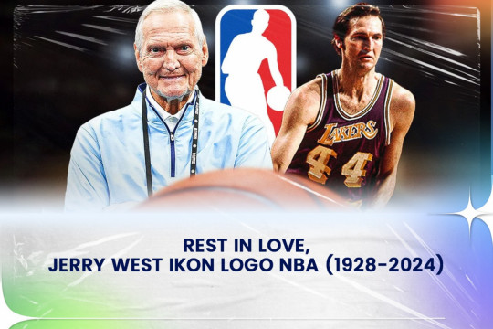 Rest In Love, Jerry West Ikon Logo NBA (1928-2024)