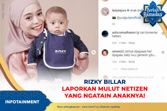 Rizky Billar Laporkan Mulut Pedas Netizen Yang Ngatain Anaknya!