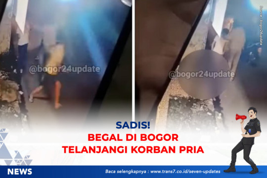 Sadis! Begal Di Bogor Telanjangi Korban Pria