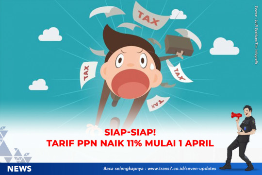 Siap-siap, Tarif PPN Naik 11 Persen Mulai 1 April