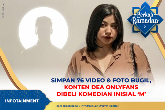 Simpan 76 Video Dan Foto Bugil, Konten Dea Onlyfans Dibeli Komedian Inisial M