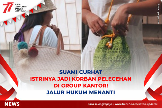 Suami Curhat Istrinya Jadi Korban Pelecehan Di Group Kantor. Jalur Hukum Menanti