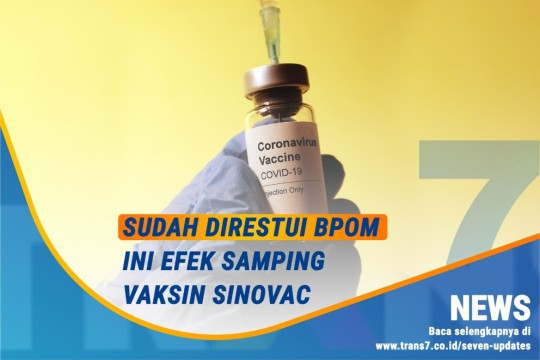 Vaksin Sinovac Sudah Direstui BPOM