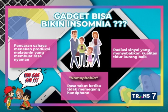 TAU GAK SIH - Gadget Bisa Bikin Insomnia? Ini Tips Mengatasinya!