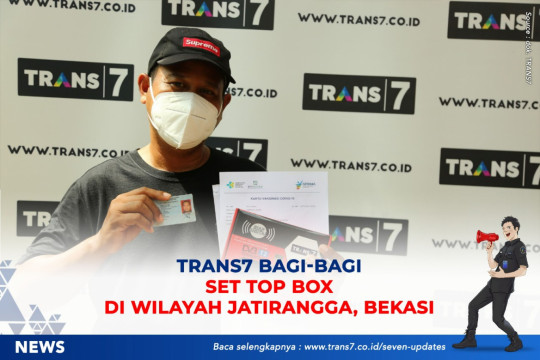 TRANS7 Bagikan Set Top Box Gratis Di Jatirangga Bekasi