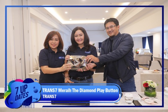 TRANS7 Meraih The Diamond Play Button