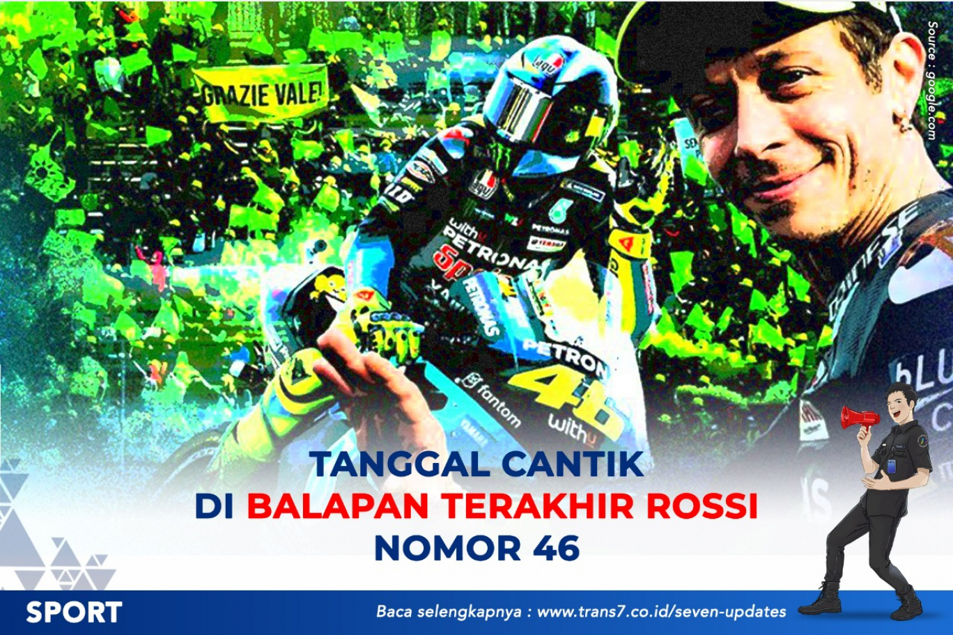 TRANS7 | Tanggal Cantik Di Balapan Terakhir Rossi Nomor 46