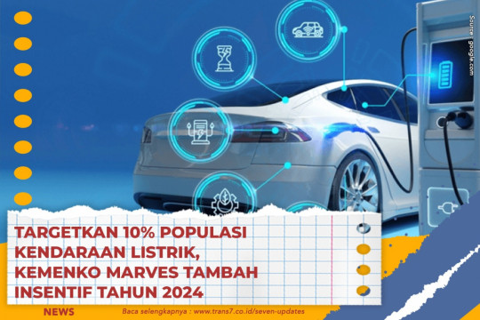 Targetkan 10% Populasi Kendaraan Listrik, Kemenko Marves Tambah Insentif Tahun 2024