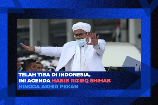 Telah Tiba Di Indonesia, Ini Agenda Habib Rizieq Shihab Hingga Akhir Pekan