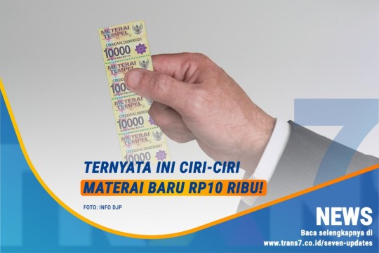 Ternyata Ini Ciri-Ciri Materai Baru Rp10 Ribu!