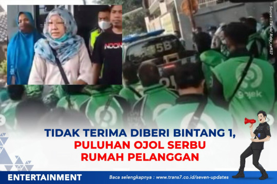 Tidak Terima Diberi Bintang 1, Puluhan Ojol Serbu Rumah Pelanggan