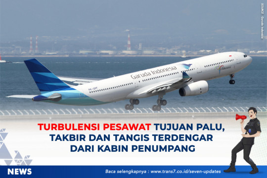 Turbulensi Pesawat Tujuan Palu, Takbir Dan Tangis Terdengar Dari Kabin Penumpang