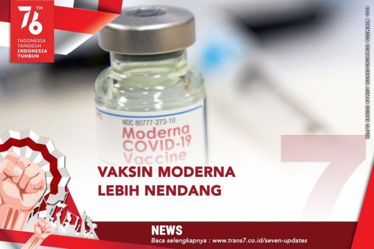 Vaksin Moderna Lebih Nendang