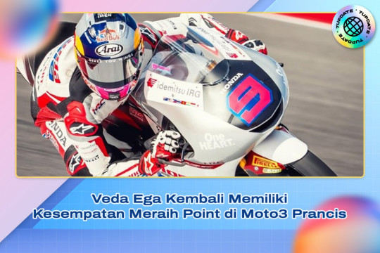 Veda Ega Kembali Memiliki Kesempatan Meraih Point di Moto3 Prancis