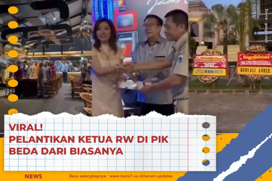 Viral! Pelantikan Ketua RW Di PIK Beda Dari Biasanya