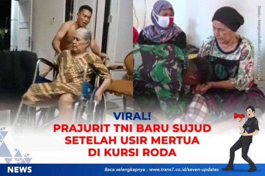 Viral! Prajurit TNI Baru Sujud Setelah Usir Mertua Di Kursi Roda