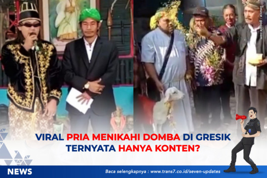 Viral Pria Menikahi Domba Di Gresik Ternyata Hanya Konten?