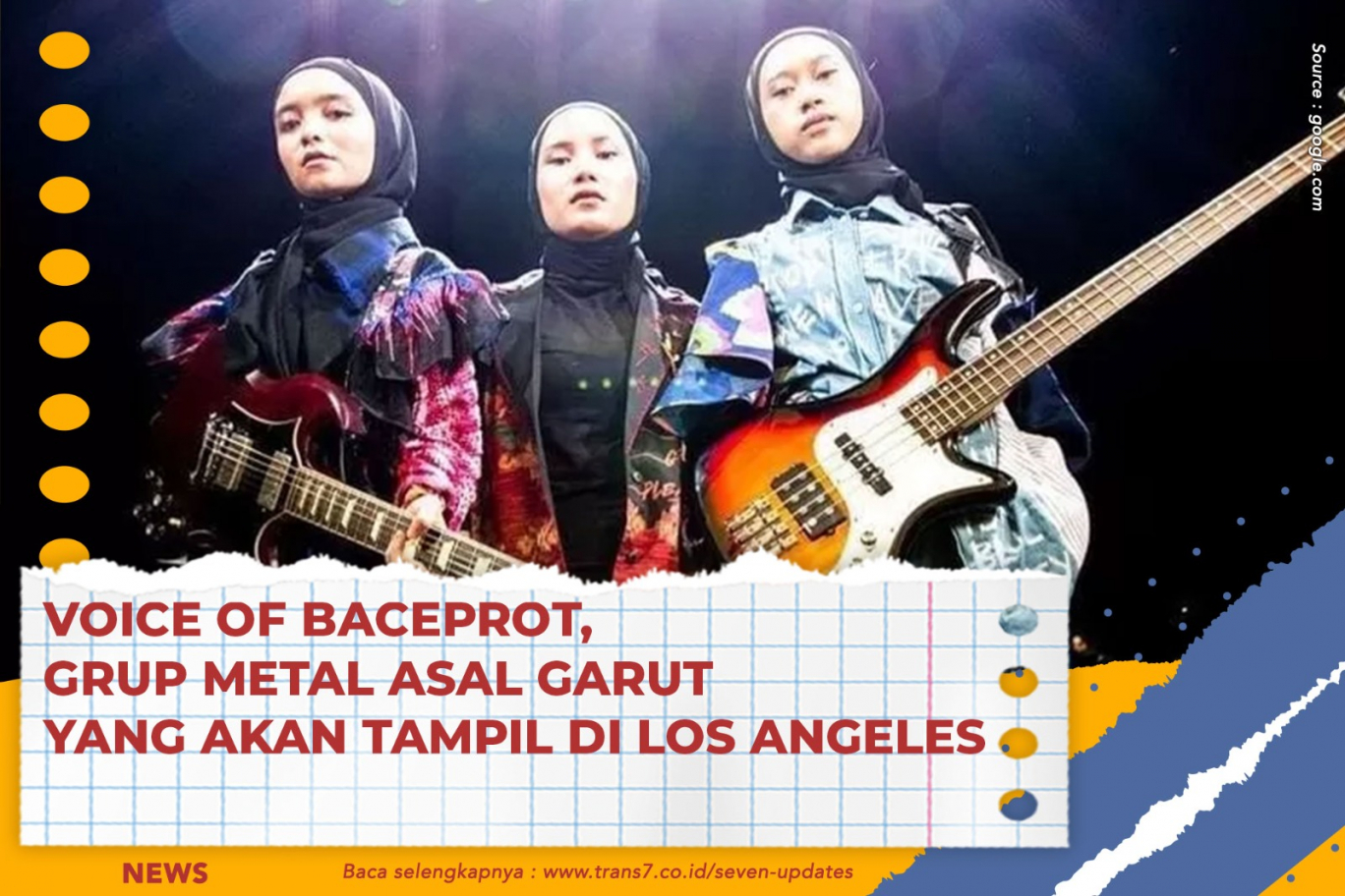 Voice Of Baceprot, Grup Metal Asal Garut Yang Akan Tampil Di Los Angeles