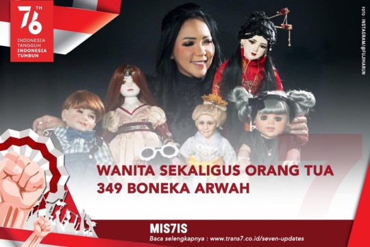 Wanita Sekaligus Orang Tua 349 Boneka Arwah