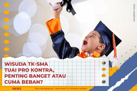 Wisuda TK-SMA Tuai Pro Kontra, Penting Banget Atau Cuma Beban?