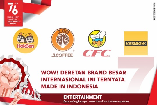 Wow! Deretan Brand Besar Internasional Ini Ternyata Made In Indonesia