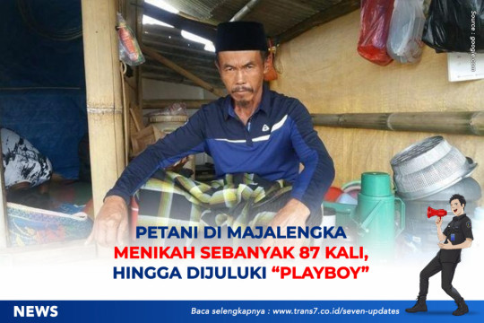 Petani Di Majalengka Menikah Sebanyak 87 Kali, Hingga Dijuluki “Playboy”