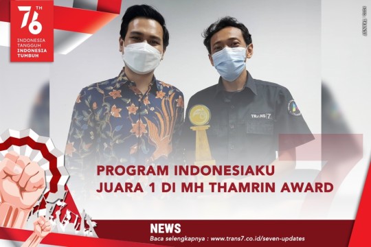 “Menunggu Waktu Jakarta Tenggelam” Karya TRANS7 Juara MH Thamrin Award!