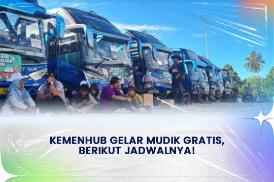 ⁠⁠Kemenhub Gelar Mudik Gratis, Berikut Jadwalnya!